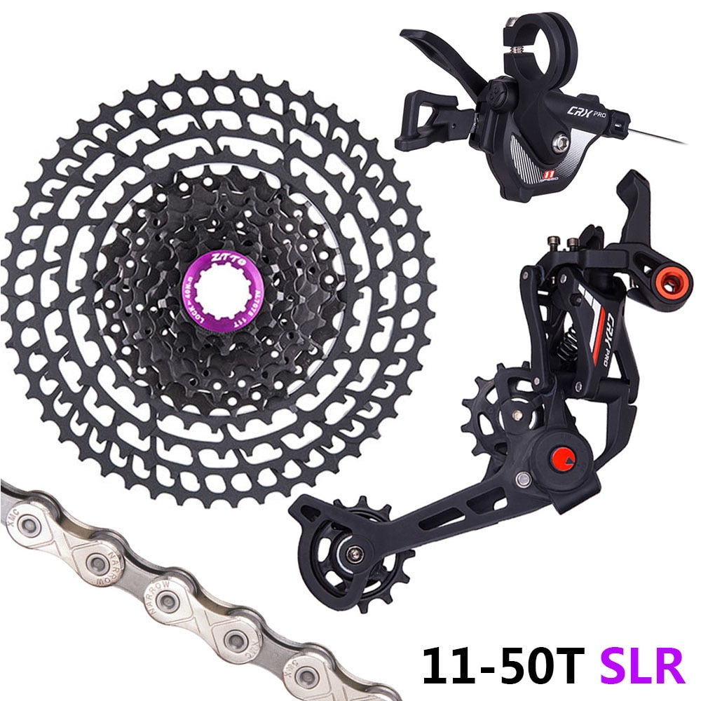 ZTTO MTB 11 Speed HG 11-52T Bicycle Group Set Cassette Chain CRX PRO Shifter Cluth Rear Derailleur Mountain Bike Sprocket Kit