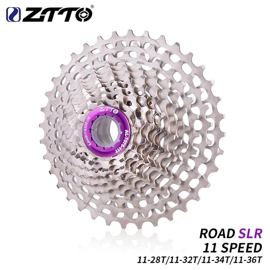 ZTTO Road Bike 11 Speed Cassette 11-28T Gravel Bicycle 11-36T 11Speed 34T UltraLight K7 11V SLR 11s 32T CNC Freewheel
