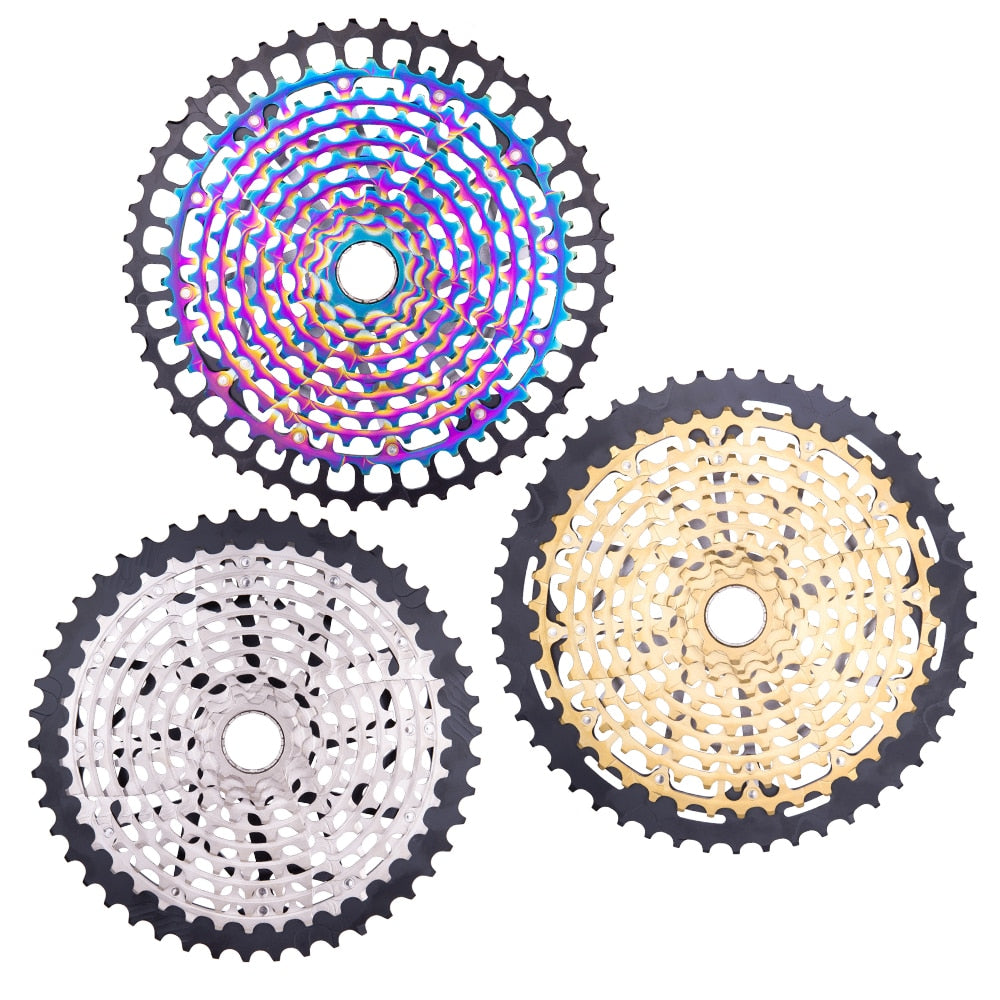 ZTTO MTB 11 Speed 9-50T Cassette XD Ultimate Pro ULT Golden Rainbow 372g Steel Durable Sprocket Ultralight 11s 9-50 k7 9 to 50