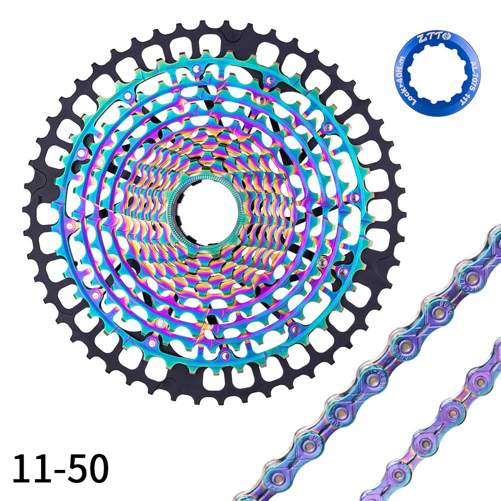 ZTTO MTB 12 Speed 11-50 Cassette HG Standard 11-46T 12v k7 Ultralight