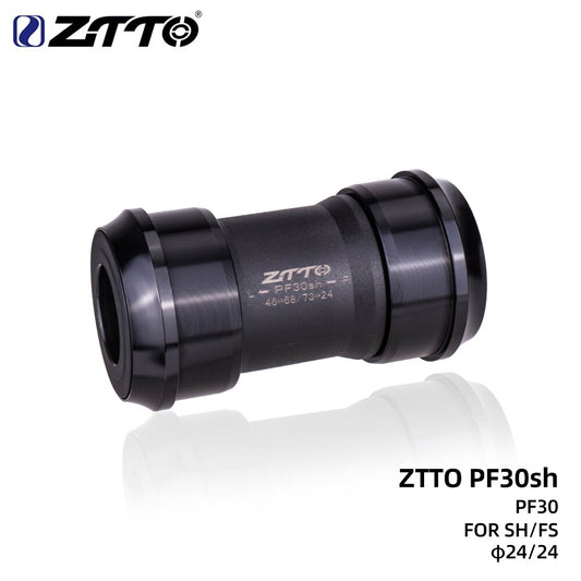 ZTTO PF30sh BB PF30 24 Adapter Bicycle Press Fit Bottom Brackets MTB Road Mountain Bike Parts for PF30 68/73mm 46mm Frame Shell