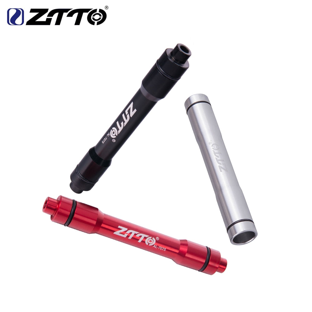 ZTTO MTB Road Bike Front Wheel 15mm to 9MM QR Skewers 15mm to 12mm Thru Axle Adapter 100x15 to 100x12 or 100x9 Quick Release hub