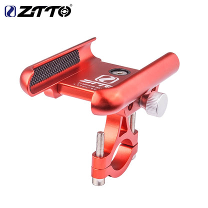 ZTTO Bicycle Mobile Phone Holder Full Cover Motorcycle Universal Mount 22.2 31.8 25.4 Handlebar MTB Cell Holder Road bike M365