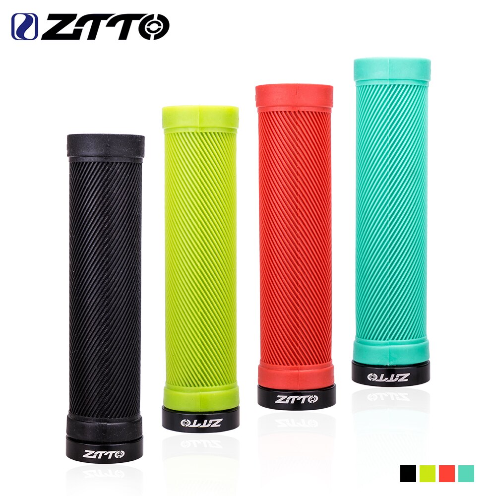 ZTTO 1Pair AG40 MTB Grips For Mountain Bike Fixed Gear Lock on grip Anti Slip Handlebar Shock Proof Rubber Bicycle Grips Parts