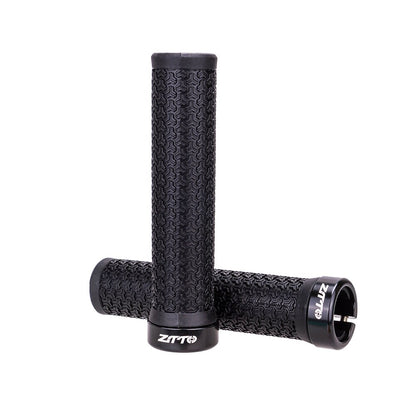 ZTTO MTB Grips Mountain Bike Lockable Aluminum Clamp Grip Lock On Anti-Slip Rubber Bicycle Shock-Proof Handle AG13