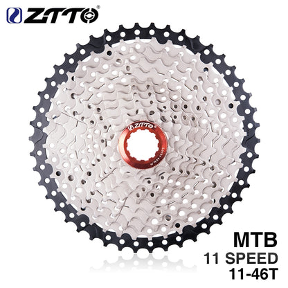 ZTTO MTB Mountain Bike 11s 11-46T Cassette And Chain Sprockets Flywheel Ratios For Parts M9000 XT SLX R GX X1 XO