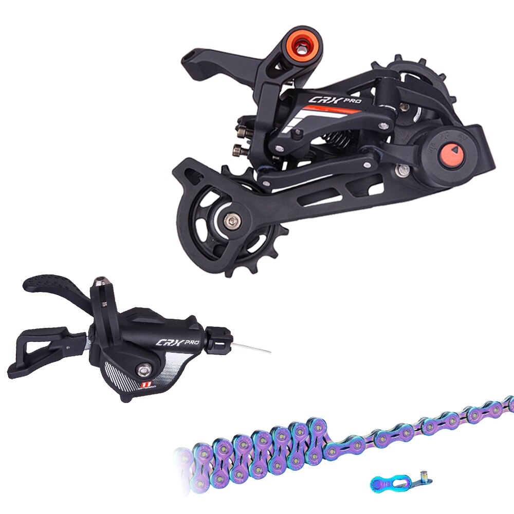 ZTTO 1x12 Bicycle shifter 1x11 12 Speed Rear Derailleur 11s Group Set Mountain Bike Shifter MTB 12speed 12s chain rainbow color