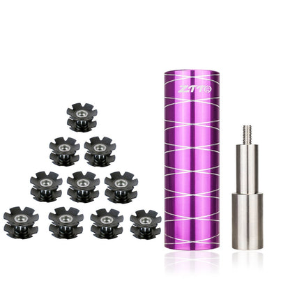 ZTTO 10pcs Bicycle Threadless Headset Star Nut MTB Road Bike Fork Sleeve Steer Tube Bolt Bulk Screw Fit For 1 1/8" 28.6 Steerer