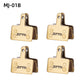 ZTTO 4Pairs MTB Road Bike Full Metal Disc Brake Pads MT200 M8100 Flat Mount R8070 R7070 R8020 G03TI G04TI Level Guide Code Cx1