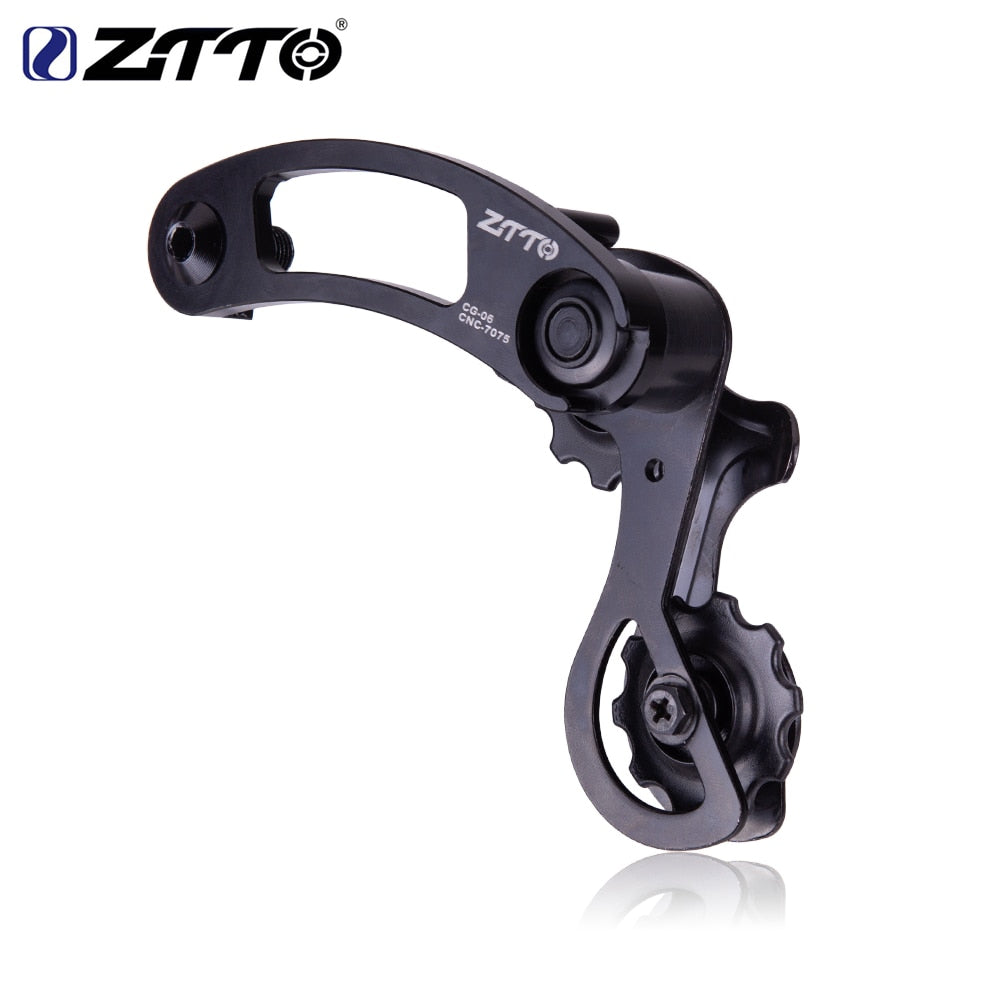 ZTTO E-bike Bicycle Single Speed Derailleur Bicycle Chain Tensioner For hanger Mount dropout Adjustable Pulley jockey wheel
