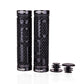 ZTTO MTB Bicycle Ergonomics Grips Mosaic Style Comfortable Massage Raised Dots Aluminum Alloy Clamp Ring