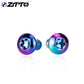 ZTTO Bicycle Brake Disc Screw Colorful Rainbow Stem Bolt Thread  M5x9mm T25 Screw Allen Bolt Stainless Steel Hexagon Socket