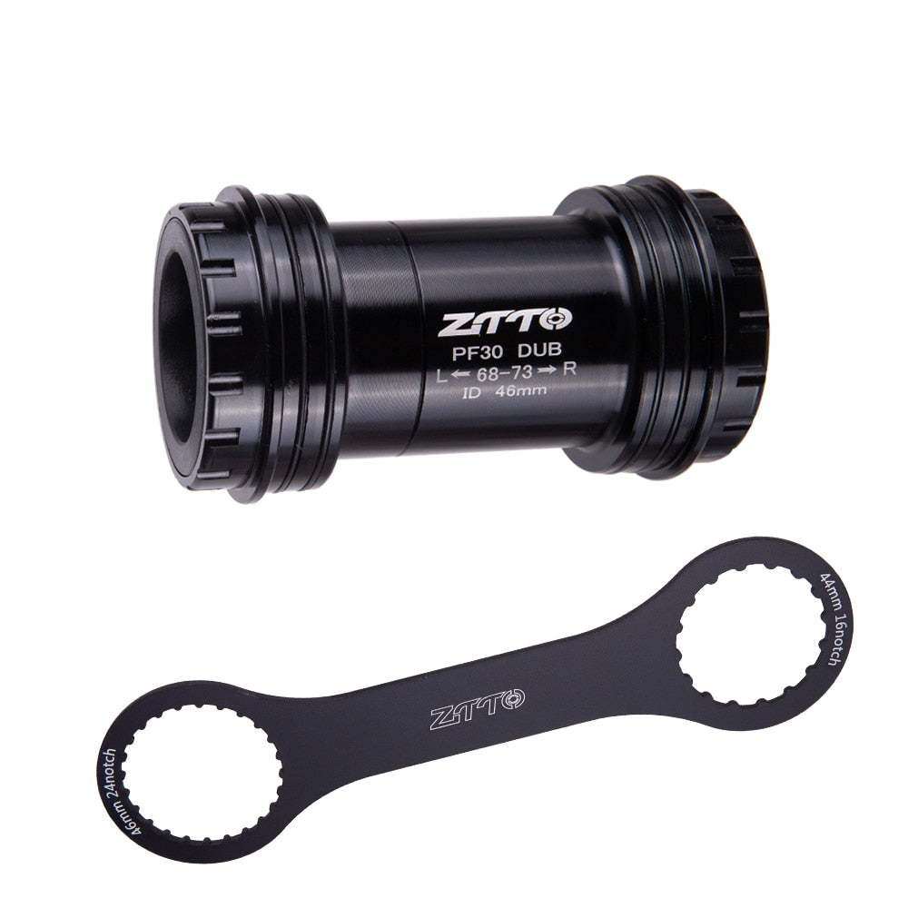 ZTTO PF30 DUB Bottom Brackets Thread Lock Center Press Fit BB 46mm Frame for MTB Road Bike 28.99mm xx1 Crankset