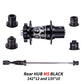 ZTTO MTB Ratchet 54T Disc Brake 32 Hole Hub 32H Thru Axle Quick Release XD HG MS Núcleo 142 12 100 135 Sealed Bearing Core