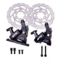 ZTTO Gravel Road Bike Disc Brake Hydraulic Flat Mount CX Rotor Brake Caliper CNC Bicycle Mechanical Wire Pull Metal Pads 105