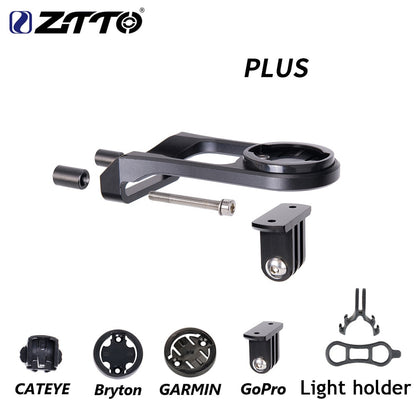 ZTTO Bicycle Parts MTB Road Bike Bicycle Computer Mount Holder Handlebar Stem Mount For GARMIN For CATEYE For GoPro Used