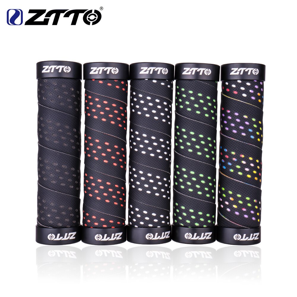 ZTTO MTB Cycling Handle Bar Tape Grips Lockable Grip Anti Slip For 22.2mm Handlebar Replaceable Tape Black Red Yellow Green