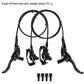 ZTTO MTB Hydraulic Disc Brake IS Post Mounting Left Front Right Rear Calipers Rotor Oil Pressure Brake Set Rotor M6100 MT200