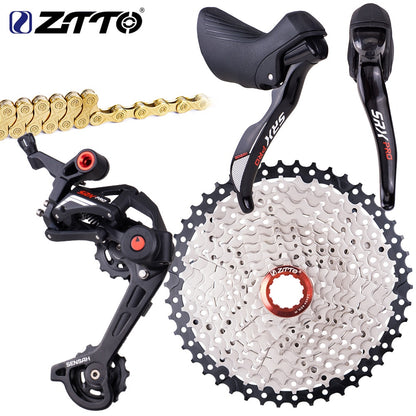 ZTTO Gravel Bike 1x11 Groupset CX Bicycle 46T 50T 11 Speed Shifter Mechanical Brake Clutch Derailleur Cassette Road Group Set