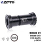 ZTTO BB386 CERAMIC 24 EVO Threaded Lock Press Fit Bottom Bracket for 386 Frame to 24mm Crankset Quality Center Adapter