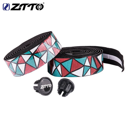 ZTTO Road Bike Bar Tape Handlebar EVA PU Tape High Quality Durable Shock-Proof Roadbike High Toughness Bartape With Bar Plug BD3