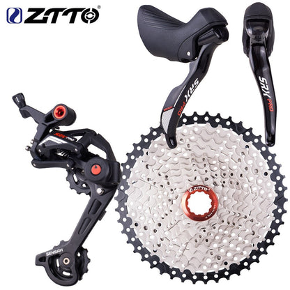 ZTTO Gravel Bike 1x11 Groupset CX Bicycle 46T 50T 11 Speed Shifter Mechanical Brake Clutch Derailleur Cassette Road Group Set