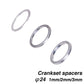 ZTTO Bottom Brackets  spacers  1mm 2mm 3mm spacer for Road Mountain bike aluminum alloy anti-corrosion  anti-rust