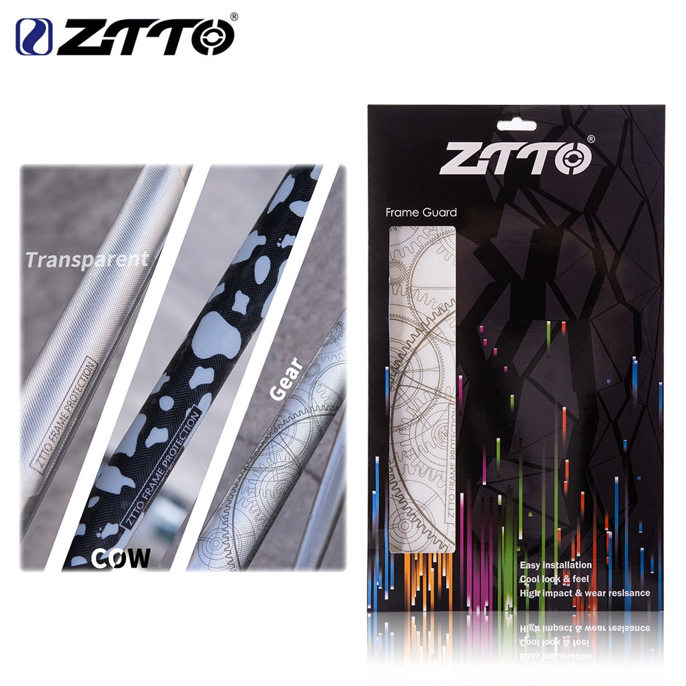 ZTTO Bicycle Frame Protector Stickers 3D Scratch-Resistant Sticker Best Glue Removeable For MTB Road Bike Push Guard Frame Cover