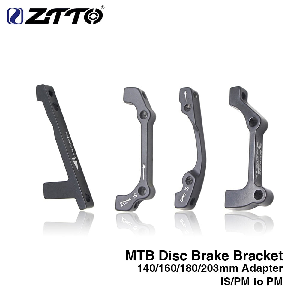 ZTTO MTB Disc Brake Mount Adapter Bracket IS PM To PM Disc Brake Spacer CPS washer Adaptor For 140 160 180 203mm Rotor