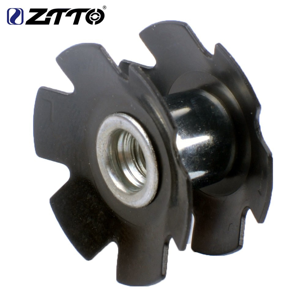 ZTTO Bicycle Parts MTB Road Bike Cycling Steer Tube Headset Aluminum Star Nut fit for 1 1/8"  28.6mm fork