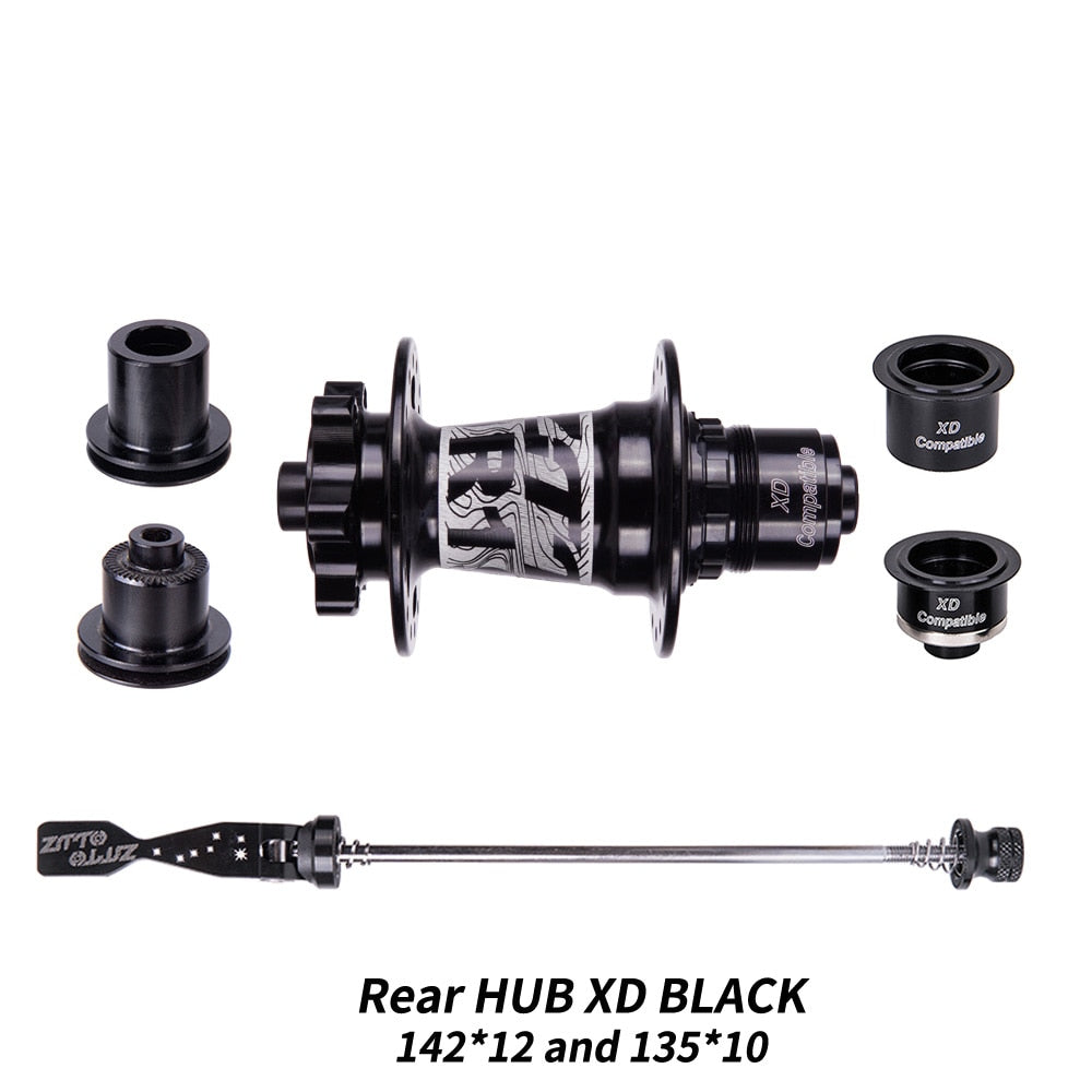 ZTTO Ratchet 54T Disc Brake MTB Hub 32H 32 Hole Thru Axle Maza Quick Release XD HG MS Núcleo Eccentric 142x12 135 Sealed Bearing