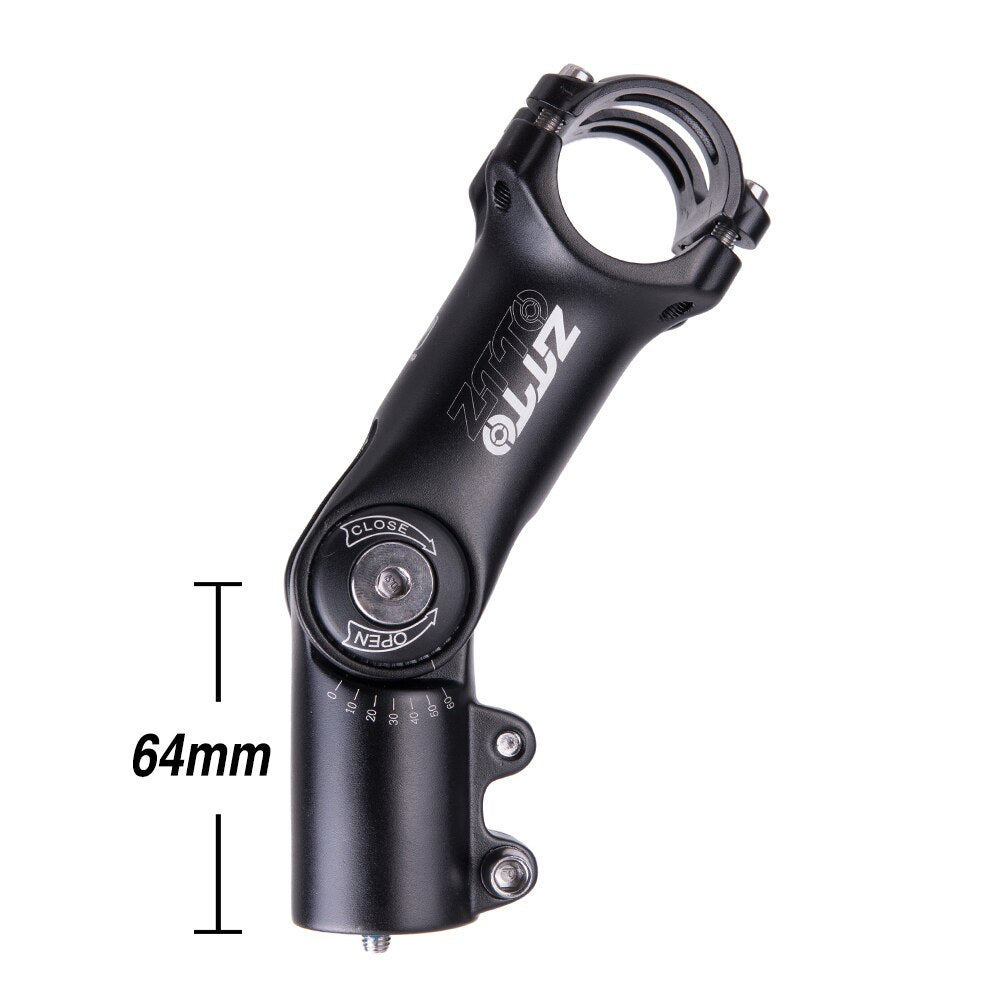 ZTTO Bicycle Part 160 Degrees Adjustable Riser Compatible With MTB Road City Bike Stem Fork Extension 90mm 110mm 31.8