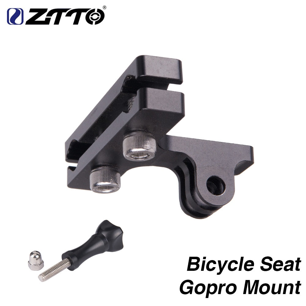 ZTTO Bicycle Parts Mountain Road Bike Saddle Mount Holder Sport Camera Stabilizer Adapter For Gopro For Yi For Virb