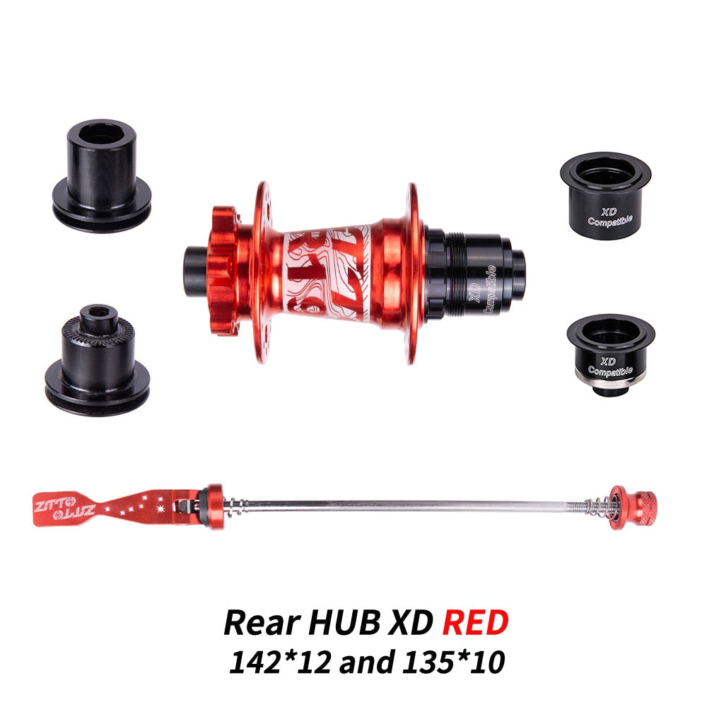 ZTTO Ratchet 54T Disc Brake MTB Hub 32H 32 Hole Thru Axle Maza Quick Release XD HG MS Núcleo Eccentric 142x12 135 Sealed Bearing