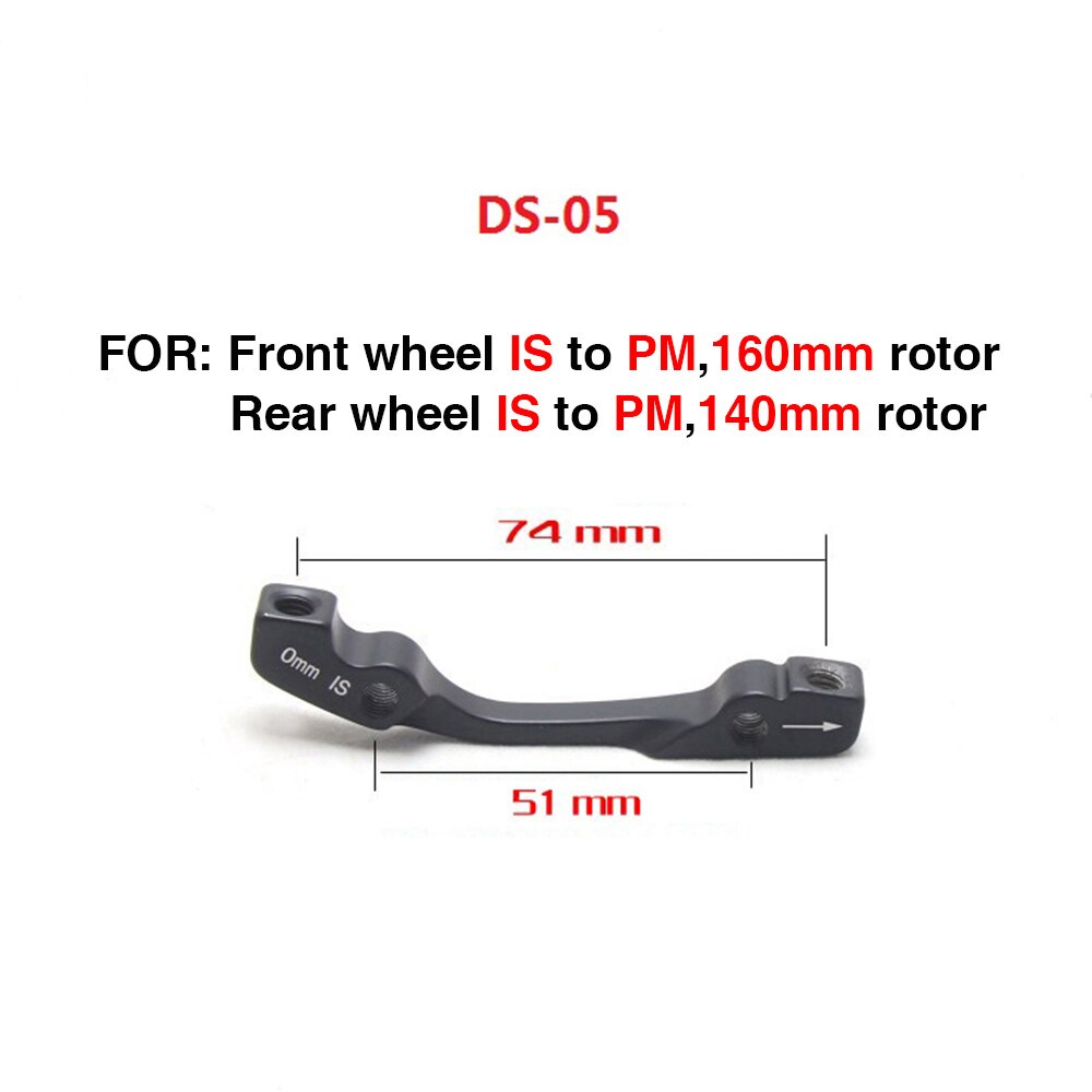 ZTTO MTB Disc Brake Mount Adapter Bracket IS PM To PM Disc Brake Spacer CPS washer Adaptor For 140 160 180 203mm Rotor