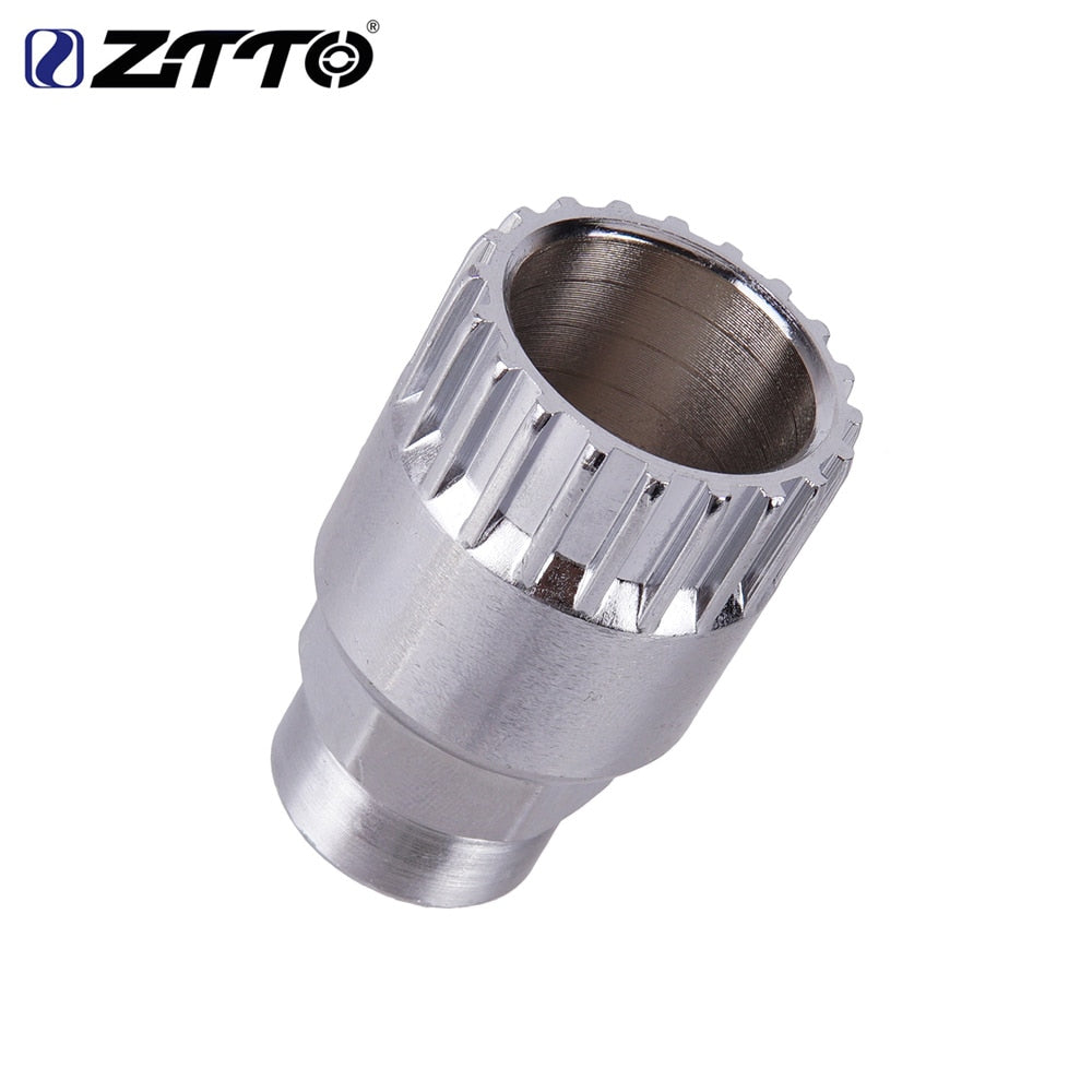 ZTTO Square Tapered Bottom Bracket Tool Socket for Cartridge ISIS Bike BB For MTB Mountain Bike Road Bicycle