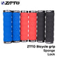 ZTTO Bicycle Parts MTB Comfortable Sponge Shock-Proof Anti-Slip Lock Grips For Mountain Bike Bicycle With Bar Plug AG30 1Pair