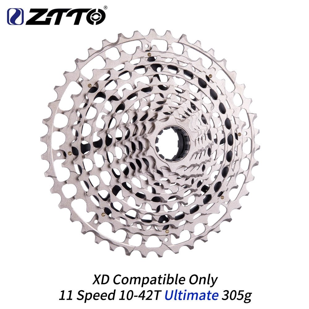 ZTTO Bicycle 11 Speed XD 10-42T Cassette Ultimate HG 11-42T 11Speed MTB Freewheel CNC Steel Sprocket for x1 xx1 m8000 xt