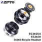 ZTTO 3434S MTB Road Bike Threadless Headset 34mm EC34 CNC 1-1/8 28.6 Straight Tube Fork 34 Conventional Threadless Headset