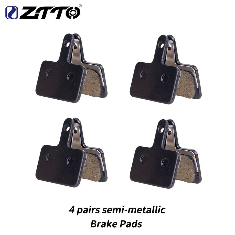 ZTTO MTB Bicycle Semi metallic Full Brake Pads For M575 M495 M486 M485 M355 M395 M315 Fit for Bike Disc Brake Pads 4Pairs