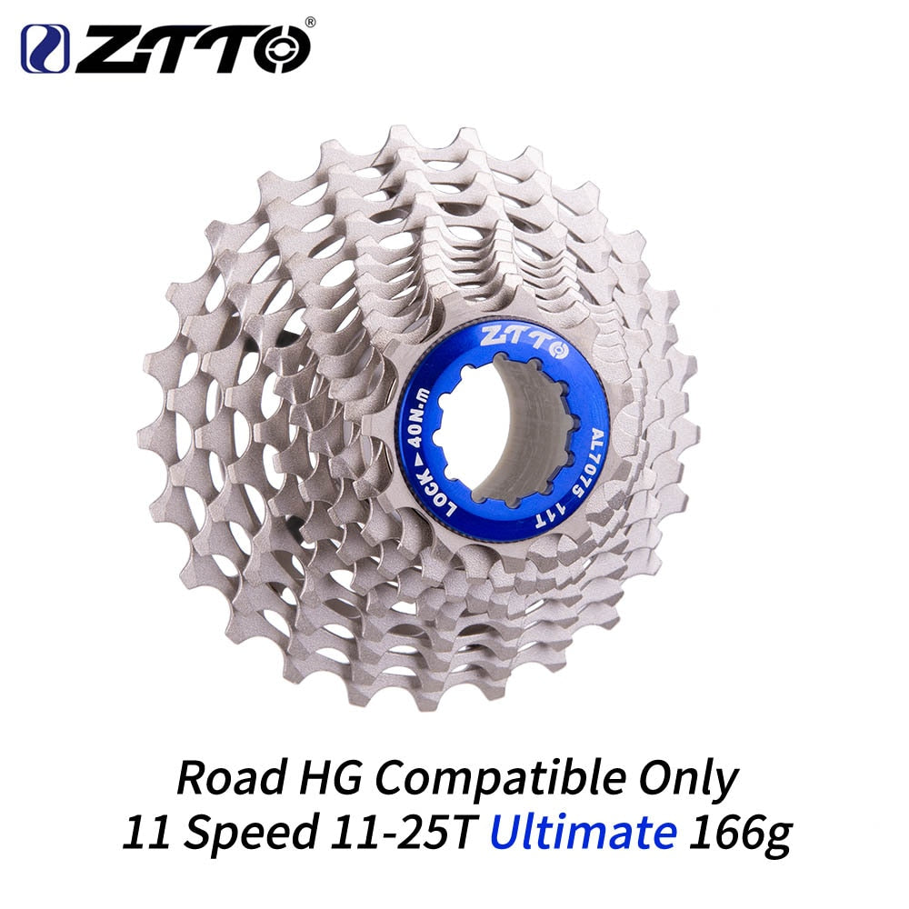 ZTTO Ultimate 11 Speed Cassette 11-28T ULT 11-25T 11Speed Road bike Freewheel Red Cassette Bicycle durable Sprocket DA 9100