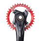ZTTO Bicycle Parts MTB Bicycle Single Speed Crank 104BCD Round Narrow Wide 32T/34T/36T Chainring Bicycle Chainwheel