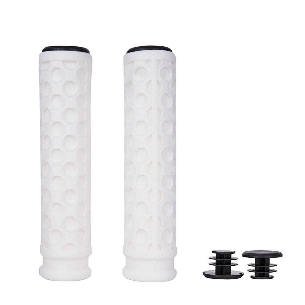 ZTTO Bicycle Parts MTB Mountain Bike Road Bicycle Real Silicone Shock-Proof Anti-Slip Grips 1 Pair