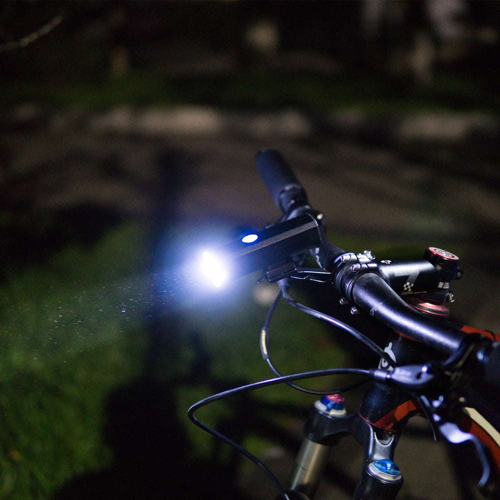 ZTTO Bicycle Light MTB Aluminum alloy Flashlight Bike High Brightness LED Front light Clamp Headlight Waterproof Recharge  QL06