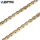 ZTTO 10s 10v Golden Bike Chain 10 Speed Bicycle Chains Hollow SL-R Gold 20s 30v SR SH HG System for MTB Mountain Road Bike
