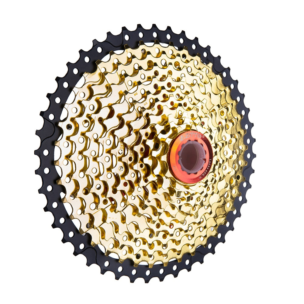 ZTTO 11s 46T Cassette  Black Gold 11v 22s 11 Speed Freewheel XT K7 X1 X01 GXN MTB  Bicycle Parts for Mountain Bike