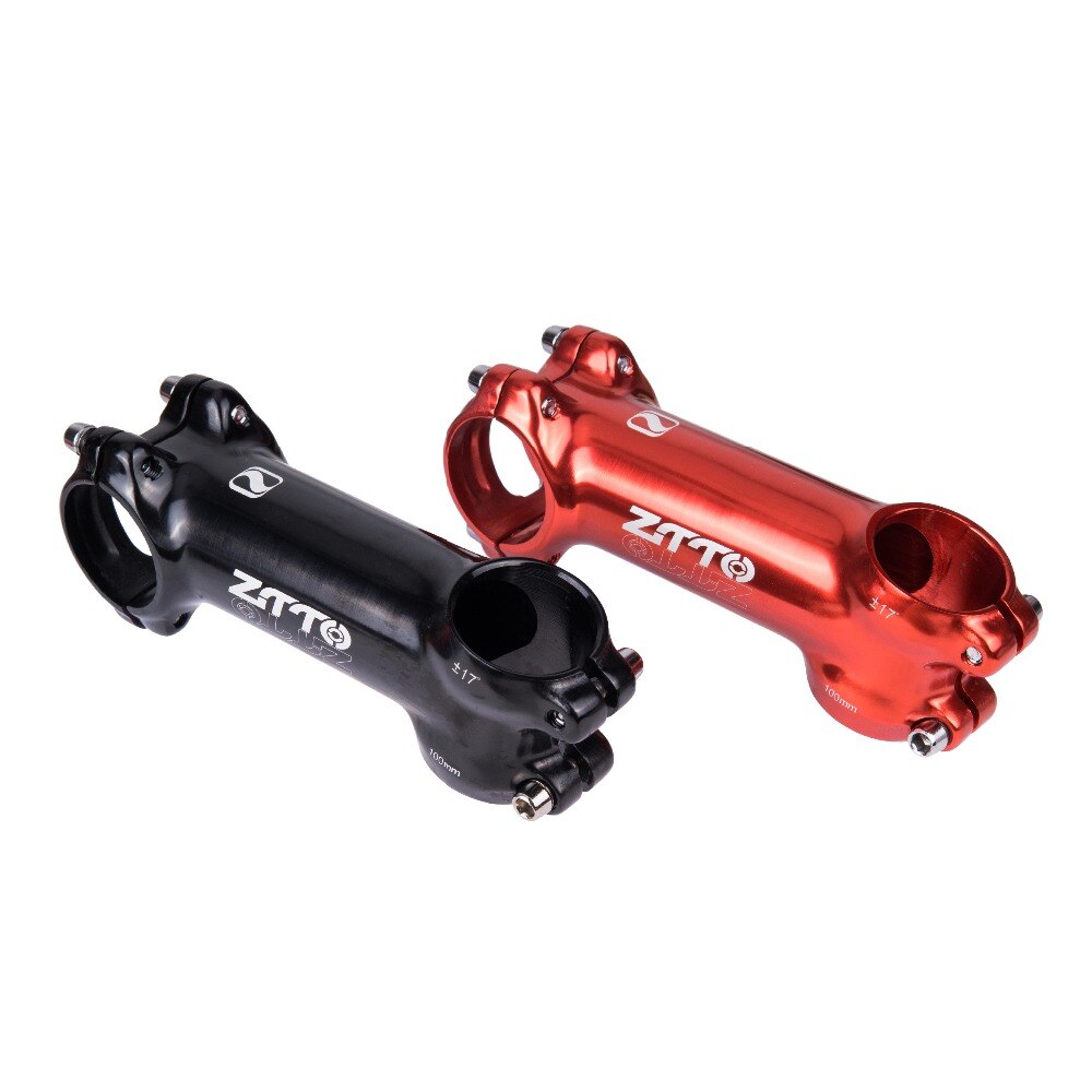 ZTTO Bicycle Parts MTB Road Bike 17 Degree Polished Bicycle Stem 90mm 100mm High Strength Lightweight 31.8mm AL6061