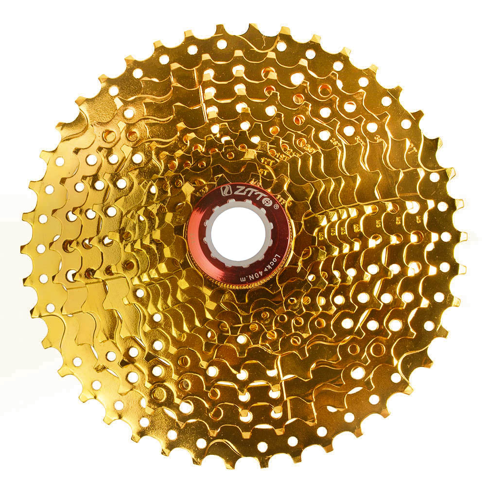 ZTTO 11s 11-42T Golden Cassette 11 Speed 42T Freewheel MTB Moutain Bike parts for XT M8000 SLX M7000 k7 NX GX