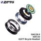 ZTTO 4247T Bicycle Bearing Headset 42mm 47mm 1 1/8"-1 1/4" 1.25 inch 33mm Tapered Tube fork IS42 IS47 Integrated Angular Contact