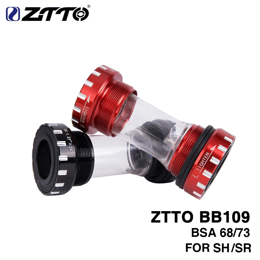 ZTTO Bicycle BB109 Bottom Bracket  BB68 BSA68 bsa73 MTB Road Bike Parts for 24mm 22mm GXP Crankset